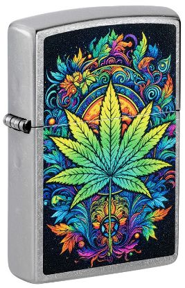 Picture of ZIPPO ACCENDINO PSYCHEDELIC LEAF