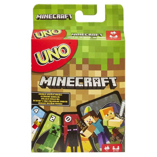 Immagine di CARTE DA GIOCO UNO MATTEL MINECRAFT 1pz