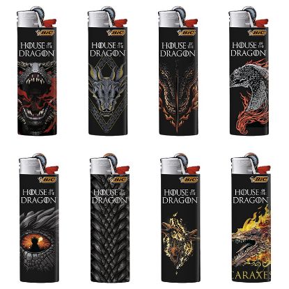 Picture of ACCENDINO BIC MAXI J26 PIETRINA 50pz HOUSE OF THE DRAGON
