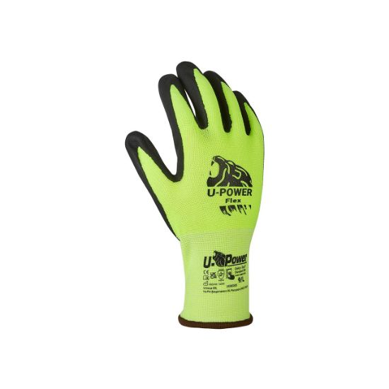 Picture of GUANTI U-P FLEX VERDE TG.9 Verde fluo/nero