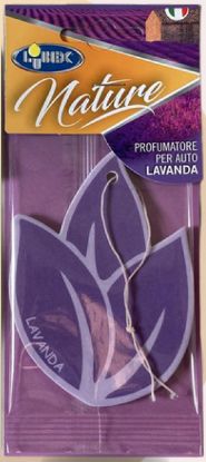 Immagine di DEODORANTE AUTO LUBEX CARTONCINO FOGLIA Profumazione LAVANDA