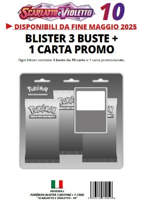 Immagine di CARTE DA GIOCO POKEMON 10x3pz BLISTER SV10 RIVALI PREDESTINATI  (V.18,90)