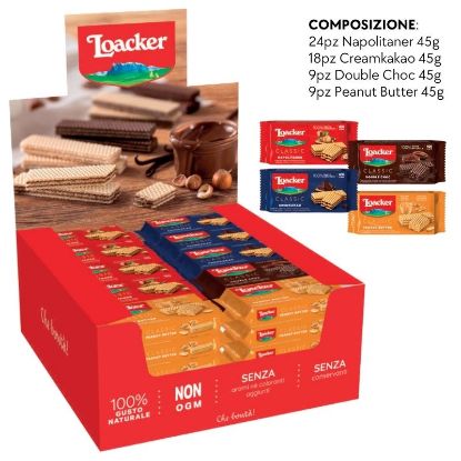 Picture of LOACKER CLASSIC 60pz 45gr EXPO ASSORTITO - PR2026