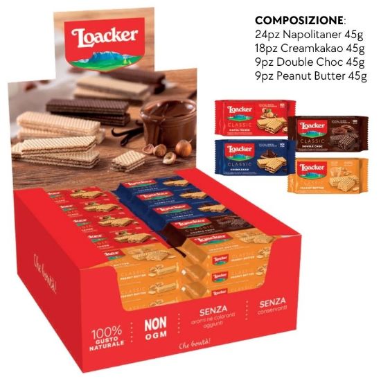 Picture of LOACKER CLASSIC 60pz 45gr EXPO ASSORTITO - PR2026