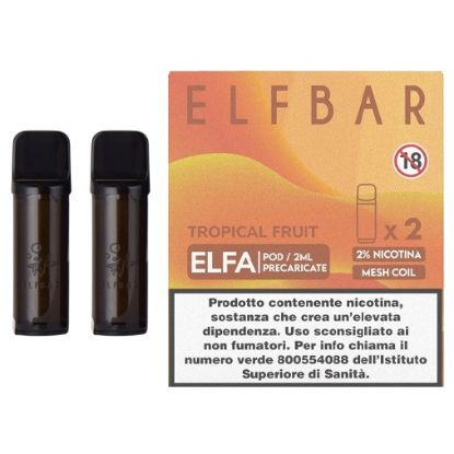 Immagine di ELFBAR ELFA RIC. POD 1x2pz 20mg/ml TROPICAL FRUIT - PLN010822