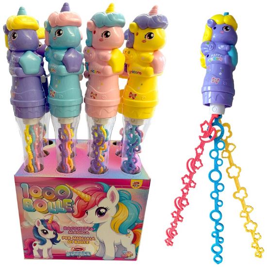 Immagine di GIOCHI BACCHETTA MAGICA MILLE BOLLE UNICORNO 1pz