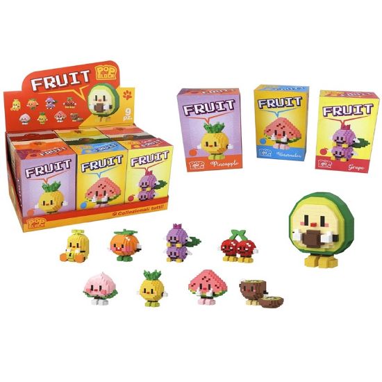 Picture of GIOCHI COSTRUZIONI POP THE BLOCK 1pz FRUITS