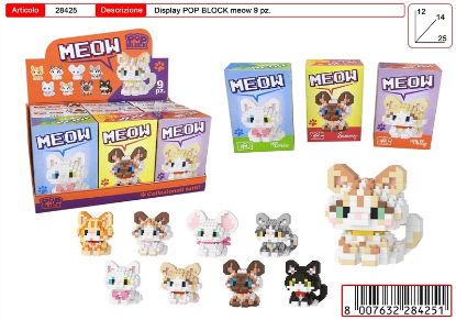 Immagine di GIOCHI COSTRUZIONI POP THE BLOCK 1pz MEOW
