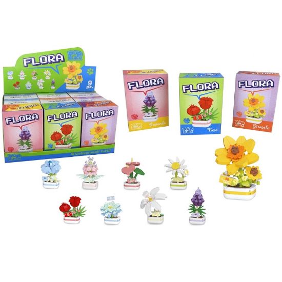 Picture of GIOCHI COSTRUZIONI POP THE BLOCK 1pz FLORA