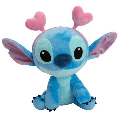 Immagine di PELUCHES DISNEY 25cm - 1pz STITCH CERCHIETTO CUORICINI