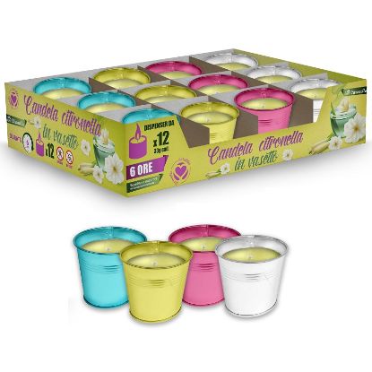 Picture of ANTIZANZARE CANDELE CITRONELLA 1pz 33gr METALLO