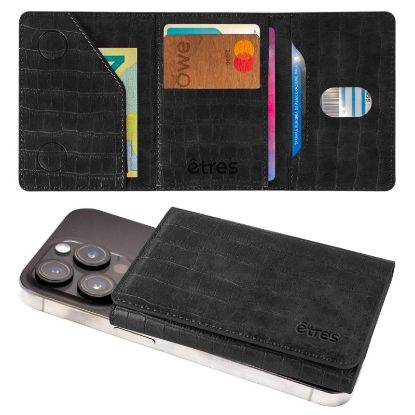 Immagine di PORTAFOGLIO UNISEX 1pz ETRES2 BLACK SQUARED + SCATOLA REGALO E BORSA