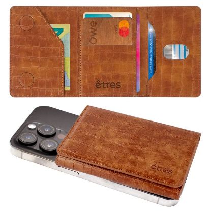 Immagine di PORTAFOGLIO UNISEX 1pz ETRES2 BROWN SQUARED + SCATOLA REGALO E BORSA