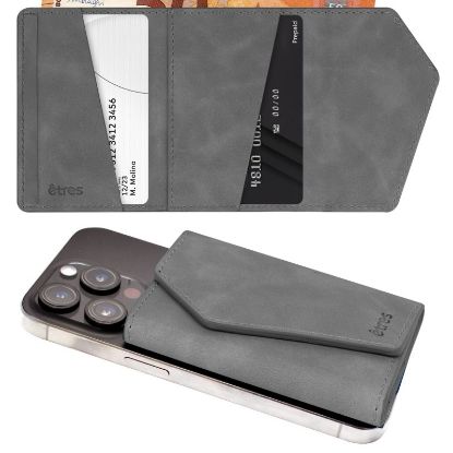 Picture of WALLET UNISEX 1pz ETRES2 SMART EASY LIGHT GRAY + GIFT BOX AND BAG