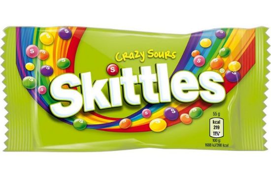 Immagine di SKITTLES CARAMELLE FRUTTA 14pz 38gr VERDE