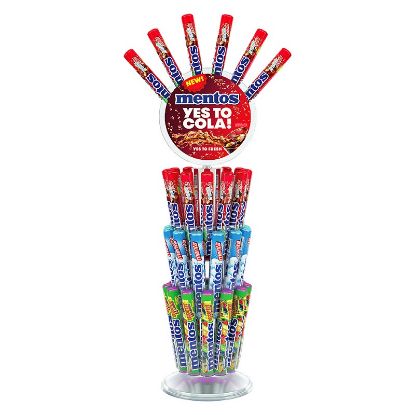 Picture of PERFETTI MENTOS EXPO 62pz PUDDING FRESH COLA - EXPO DA BANCO