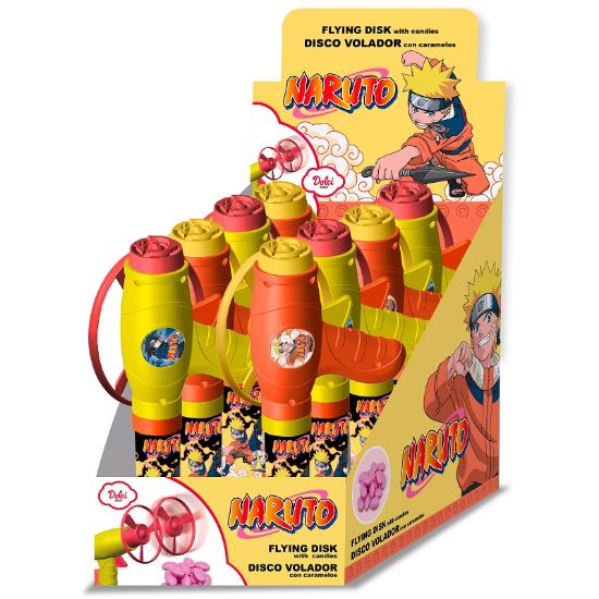 Immagine di CARAMELLE TOYS FLYING DISK NARUTO 8pz 8gr - CASA DEL DOLCE