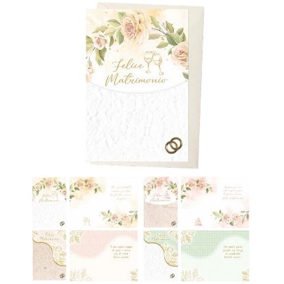 Immagine di BIGLIETTI BLUE W.P. MATRIMONIO 12pz