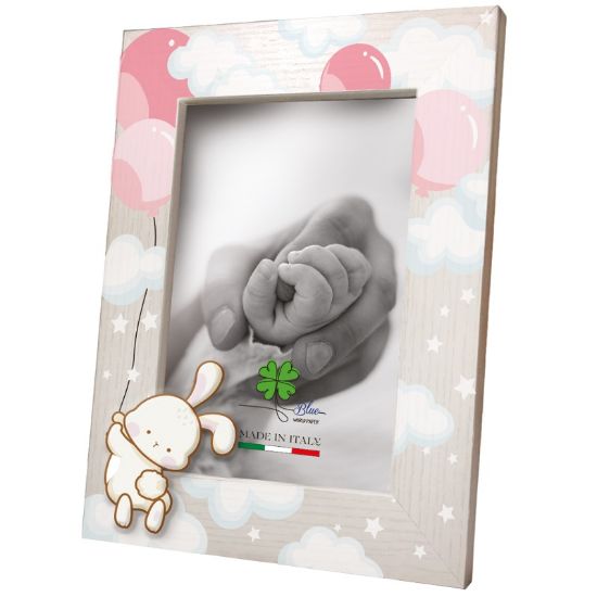 Picture of CORNICE LEGNO CONIGLETTO ROSA