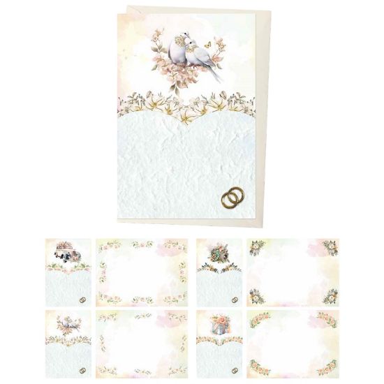 Immagine di BIGLIETTI BLUE W.P. MATRIMONIO 12pz