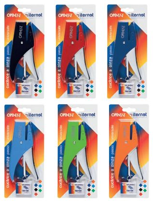 Immagine di CUCITRICE OPENLINE 1pz COL. ASS. - PUNTI6/4 BLISTER + 1000 PUNTI