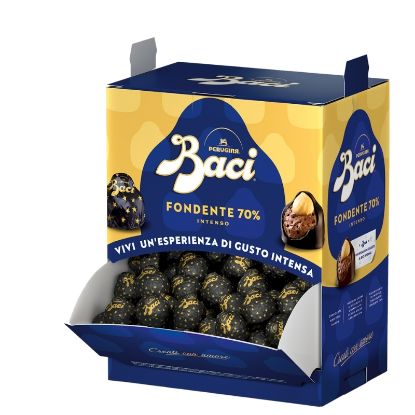 Immagine di BACI PERUGINA MARSUPIO FONDENTE SFUSI 1500gr 120pz ca - PR2025