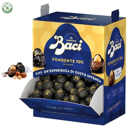 Immagine di BACI PERUGINA MARSUPIO FONDENTE SFUSI 1500gr 120pz ca - PR2026