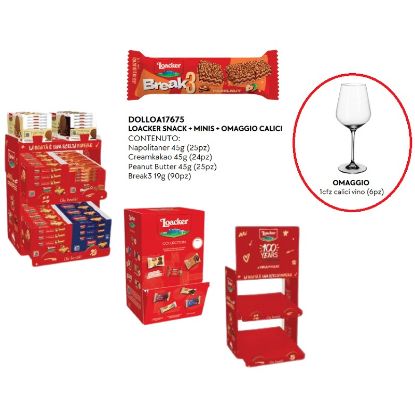 Immagine di LOACKER SNACK + MINIS + OMAGGIO CALICI - PR2025