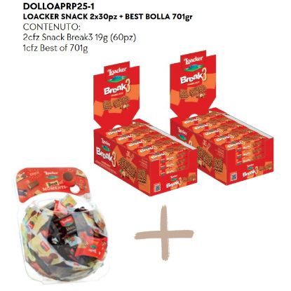 Immagine di LOACKER SNACK 2x30pz + BEST BOLLA 701gr - PR2025