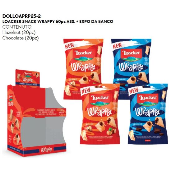 Picture of LOACKER SNACK WRAPPY 60pz ASS. + EXPO DA BANCO - PR2025