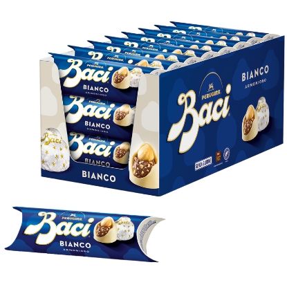 Picture of BACI PERUGINA BIANCO TUBO 3baci 21pz - PR2025