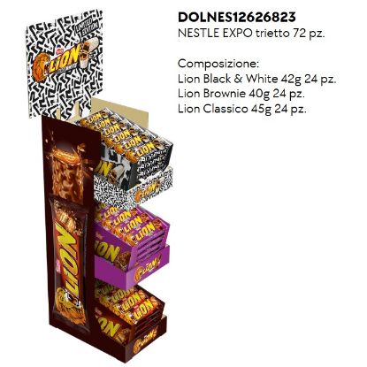 Immagine di NESTLE EXPO LION TRIETTO 72pz - EXPO DA BANCO - PR2025