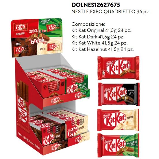 Picture of NESTLE EXPO KIT KAT 96pz - EXPO DA BANCO - PR2025