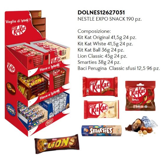 Picture of NESTLE EXPO SNACK 190pz - EXPO DA BANCO - PR2025