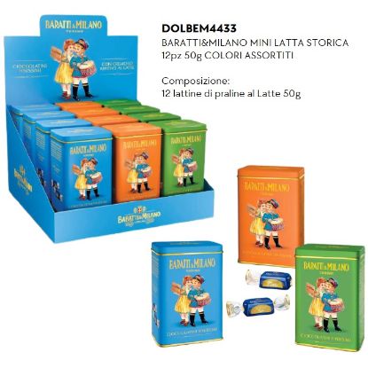 Picture of BARATTI&MILANO MINI LATTA STORICA 12pz 50gr - PR2025