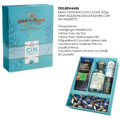 Immagine di BARATTI&MILANO CONFEZIONE 300gr GRAN SELEZIONE DEGUSTAZIONE CON GIN MAZZETTI - PR2025