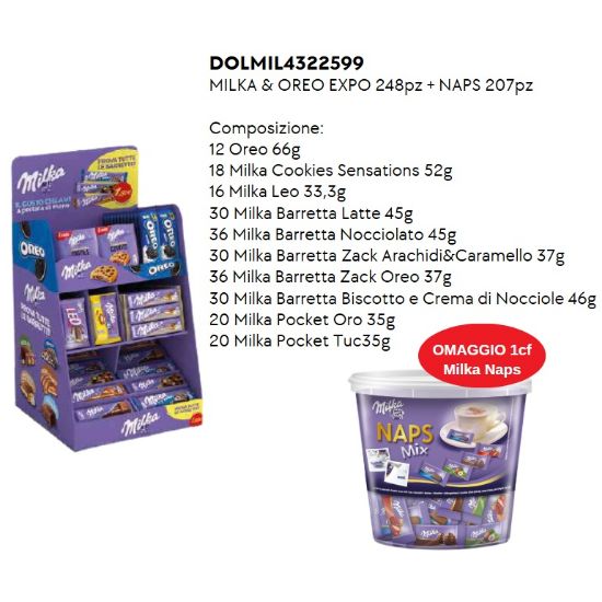 Picture of MILKA EXPO MILKA&OREO 248pz + NAPS 207pz - EXPO DA BANCO