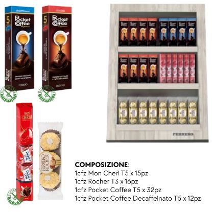 Picture of FERRERO PRALINE KIT 75pcs + COUNTER DISPLAY - PR2025