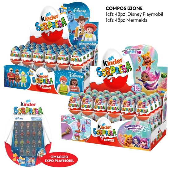 Picture of FERRERO SURPRISE EGG KIT 96pcs + COUNTER DISPLAY - PR2025