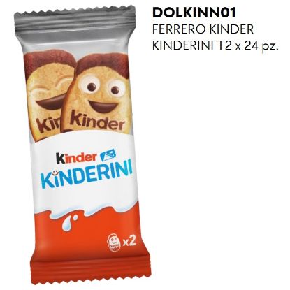 Immagine di FERRERO KINDER KINDERINI T2x24pz