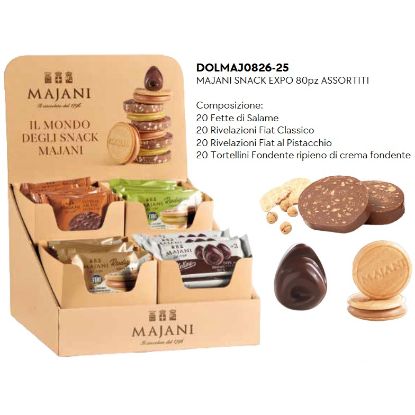 Immagine di MAJANI SNACK EXPO 80pz ASSORTITI - PR2025