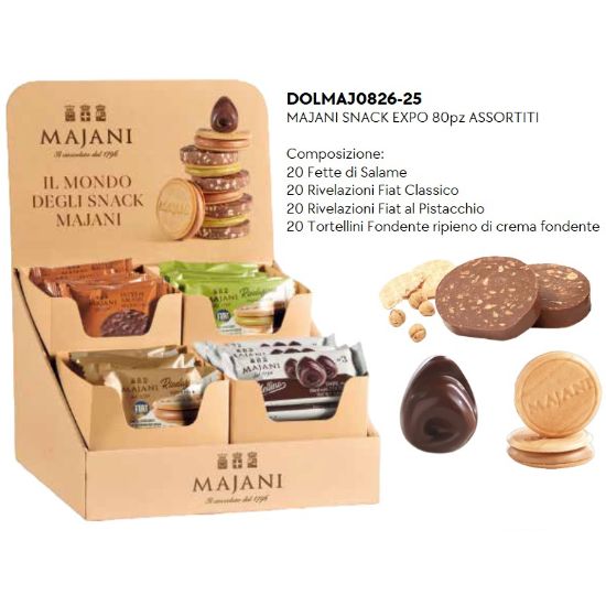 Immagine di MAJANI SNACK EXPO 80pz ASSORTITI - PR2025