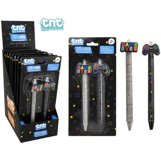 Picture of PENNA TNT INKREDIBILE GAMER - Set due penne cancellabili TOYS GARDEN