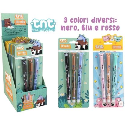 Immagine di PENNA TNT INKredible PENS - BLISTER 3 CANCELLABILI TOYS GARDEN
