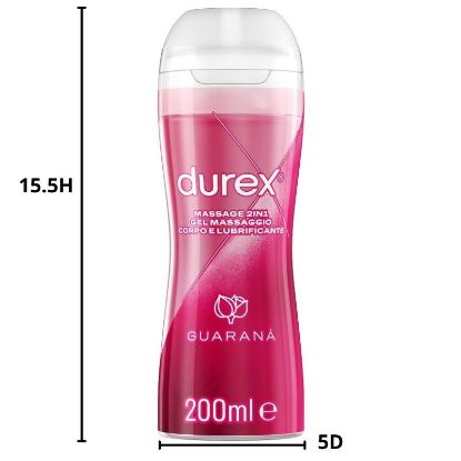 Immagine di GEL MASSAGGIO LUBRIFICANTE 2in1 DUREX STIMULATING GUARANA' 200ml 1pz
