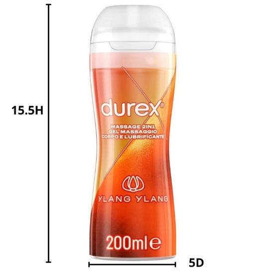 Picture of GEL MASSAGGIO LUBRIFICANTE 2in1 DUREX SENSUAL YLANG YLANG 200ml 1pz