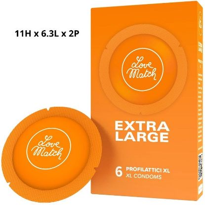 Immagine di PRESERVATIVI LOVEMATCH EXTRALARGE 6pz