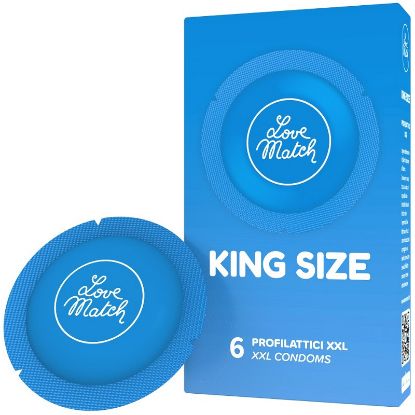 Immagine di PRESERVATIVI LOVEMATCH KINGSIZE 6pz