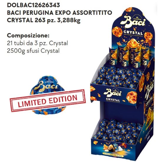 Immagine di BACI PERUGINA EXPO CRYSTAL 3,288kg - EXPO DA BANCO - PR2025