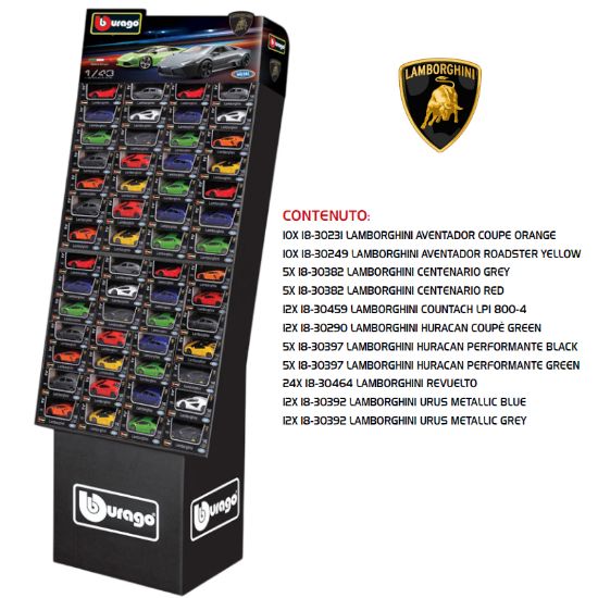 Immagine di GIOCHI AUTO 1:43 EXPO LAMBORGHINI 112pz